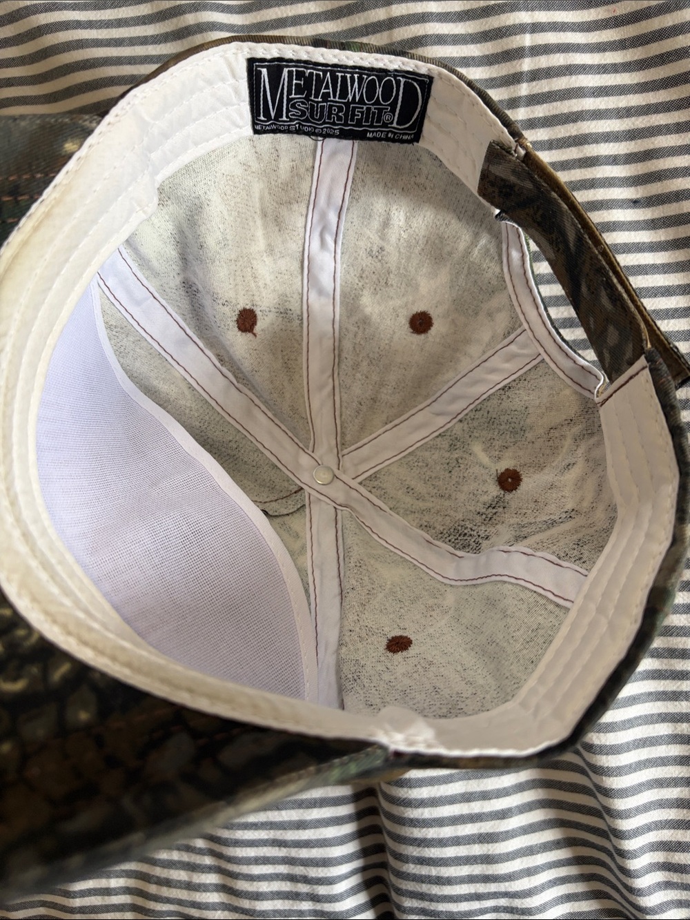 Metalwood Studio Camo Hat - Picture 2 of 4